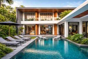 A digital nomad documenting villa damages for a monthly villa rent Bali refund dispute.